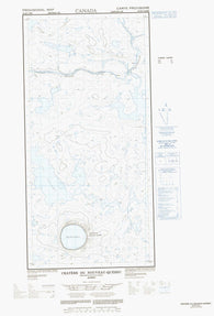 035H05E Cratere Du Nouveau Quebec Canadian topographic map, 1:50,000 scale