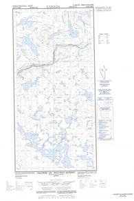 035H05W Cratere Du Nouveau Quebec Canadian topographic map, 1:50,000 scale