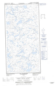 035H06E Lac Cournoyer Canadian topographic map, 1:50,000 scale