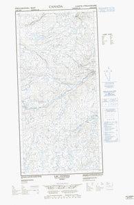 035H07E Lac Vicenza Canadian topographic map, 1:50,000 scale