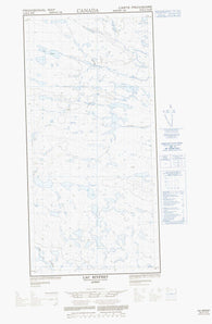 035H11E Lac Rinfret Canadian topographic map, 1:50,000 scale