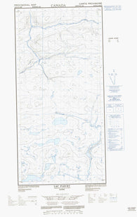 035H12E Lac Fleury Canadian topographic map, 1:50,000 scale