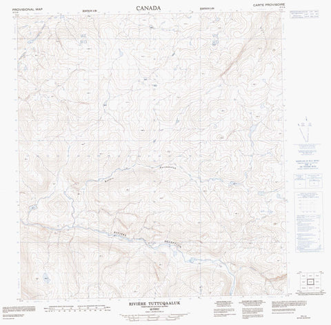 035I04 Riviere Tuttuqaaluk Canadian topographic map, 1:50,000 scale