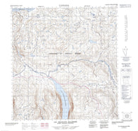 035J01 Lac Francoys Malherbe Canadian topographic map, 1:50,000 scale