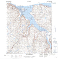 035J02 Deception Bay Canadian topographic map, 1:50,000 scale
