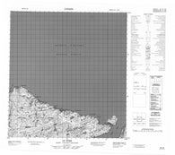 035J05 Le Dome Canadian topographic map, 1:50,000 scale