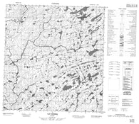 035K02 Lac Sirmiq Canadian topographic map, 1:50,000 scale