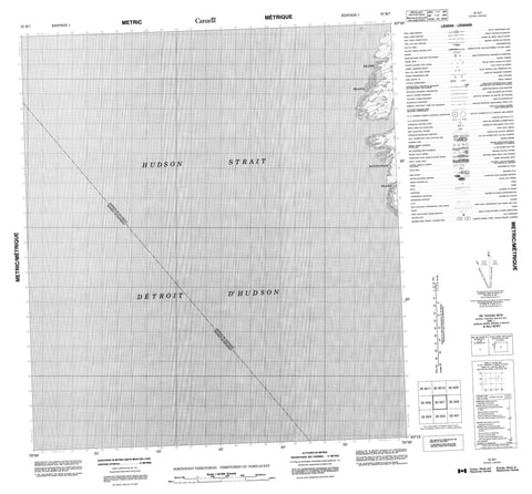 035M07 No Title Canadian topographic map, 1:50,000 scale