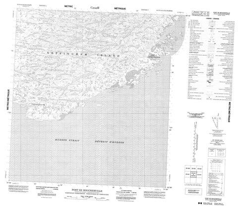 035N04 Port De Boucherville Canadian topographic map, 1:50,000 scale