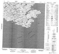 035N07 Pricket Point Canadian topographic map, 1:50,000 scale