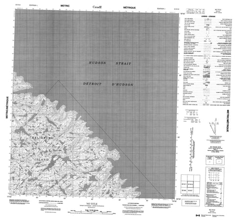 035N10 No Title Canadian topographic map, 1:50,000 scale