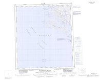 035P Macdonald Island Canadian topographic map, 1:250,000 scale
