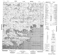 036C08 Pudla Inlet Canadian topographic map, 1:50,000 scale