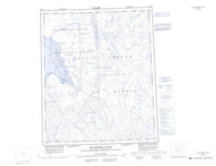 036H Bluegoose River Canadian topographic map, 1:250,000 scale
