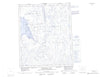 036H Bluegoose River Canadian topographic map, 1:250,000 scale