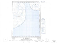 036O Air Force Island Canadian topographic map, 1:250,000 scale