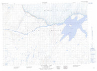 037D10 Blanchfield Lake Canadian topographic map, 1:50,000 scale