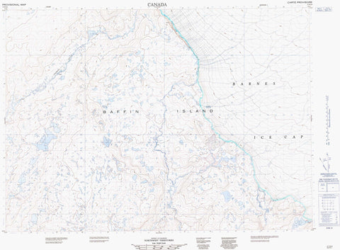 037D14 No Title Canadian topographic map, 1:50,000 scale