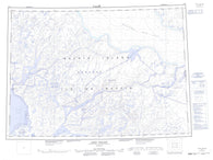 037D Lake Gillian Canadian topographic map, 1:250,000 scale
