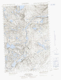 037E01E No Title Canadian topographic map, 1:50,000 scale