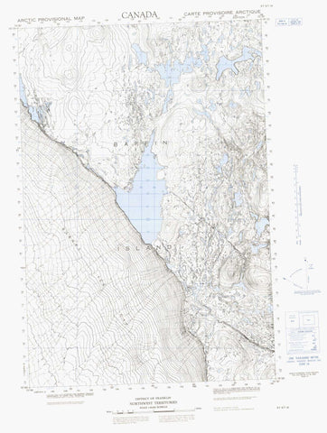 037E01W No Title Canadian topographic map, 1:50,000 scale