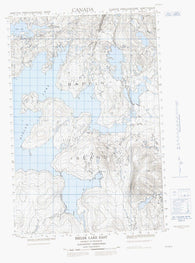 037E08W Bieler Lake East Canadian topographic map, 1:50,000 scale