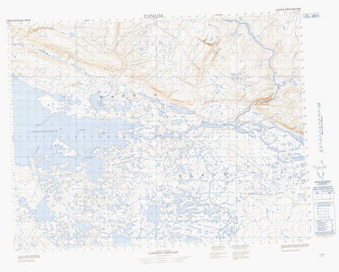 037G03 No Title Canadian topographic map, 1:50,000 scale