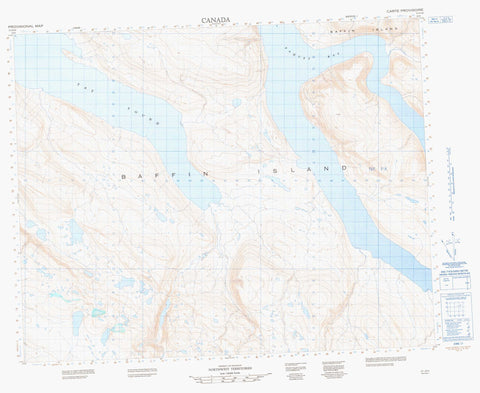 037G14 No Title Canadian topographic map, 1:50,000 scale