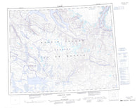 037G Icebound Lakes Canadian topographic map, 1:250,000 scale