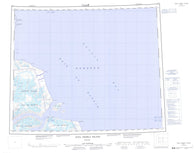038A Nova Zembla Island Canadian topographic map, 1:250,000 scale
