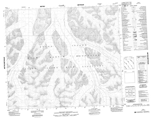 038C06 No Title Canadian topographic map, 1:50,000 scale