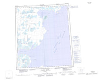 039C Talbot Inlet Canadian topographic map, 1:250,000 scale