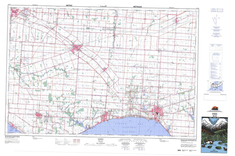 040J02 Essex Canadian topographic map, 1:50,000 scale