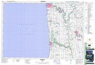 040P12 Goderich Canadian topographic map, 1:50,000 scale