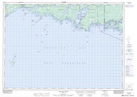 041H14 Collins Inlet Canadian topographic map, 1:50,000 scale
