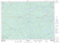 041H16 Noganosh Lake Canadian topographic map, 1:50,000 scale