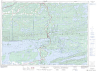 041I04 Whitefish Falls Canadian topographic map, 1:50,000 scale