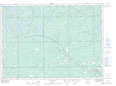 041I09 Glen Afton Canadian topographic map, 1:50,000 scale