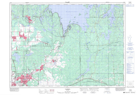 041I10 Capreol Canadian topographic map, 1:50,000 scale