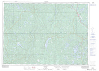 041I12 Cartier Canadian topographic map, 1:50,000 scale