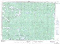 041J08 Whiskey Lake Canadian topographic map, 1:50,000 scale