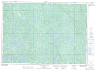 041J09 Madawanson Lake Canadian topographic map, 1:50,000 scale