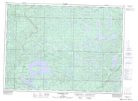 041J11 Wakomata Lake Canadian topographic map, 1:50,000 scale