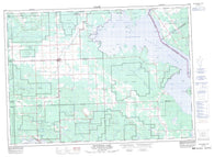 041K01 Munuscong Lake Canadian topographic map, 1:50,000 scale