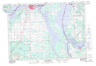 041K08 Lake George Canadian topographic map, 1:50,000 scale
