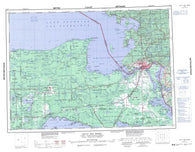 041K Sault Ste Marie Canadian topographic map, 1:250,000 scale