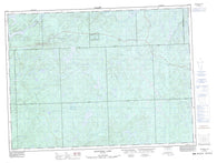 041N16 Kinniwabi Lake Canadian topographic map, 1:50,000 scale