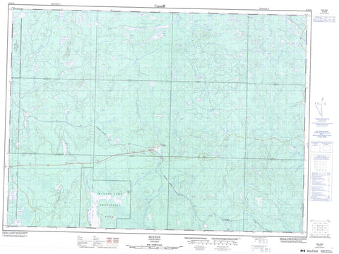 041O10 Sultan Canadian topographic map, 1:50,000 scale