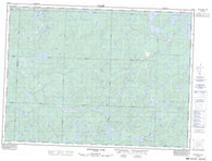 041O12 Graveyard Lake Canadian topographic map, 1:50,000 scale