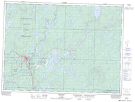 041O14 Chapleau Canadian topographic map, 1:50,000 scale